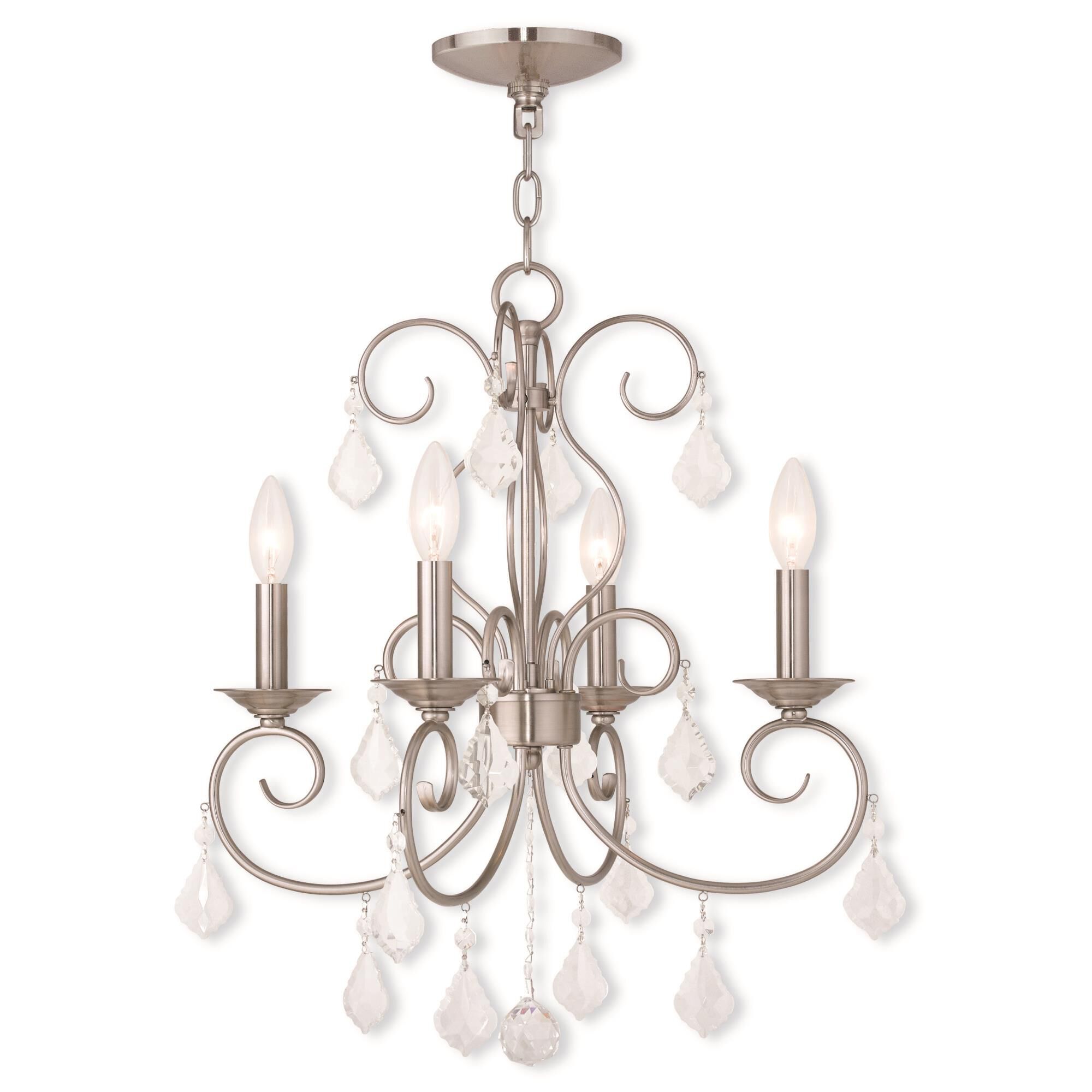 Donatella 18 Inch 4 Light Mini Chandelier by Livex Lighting